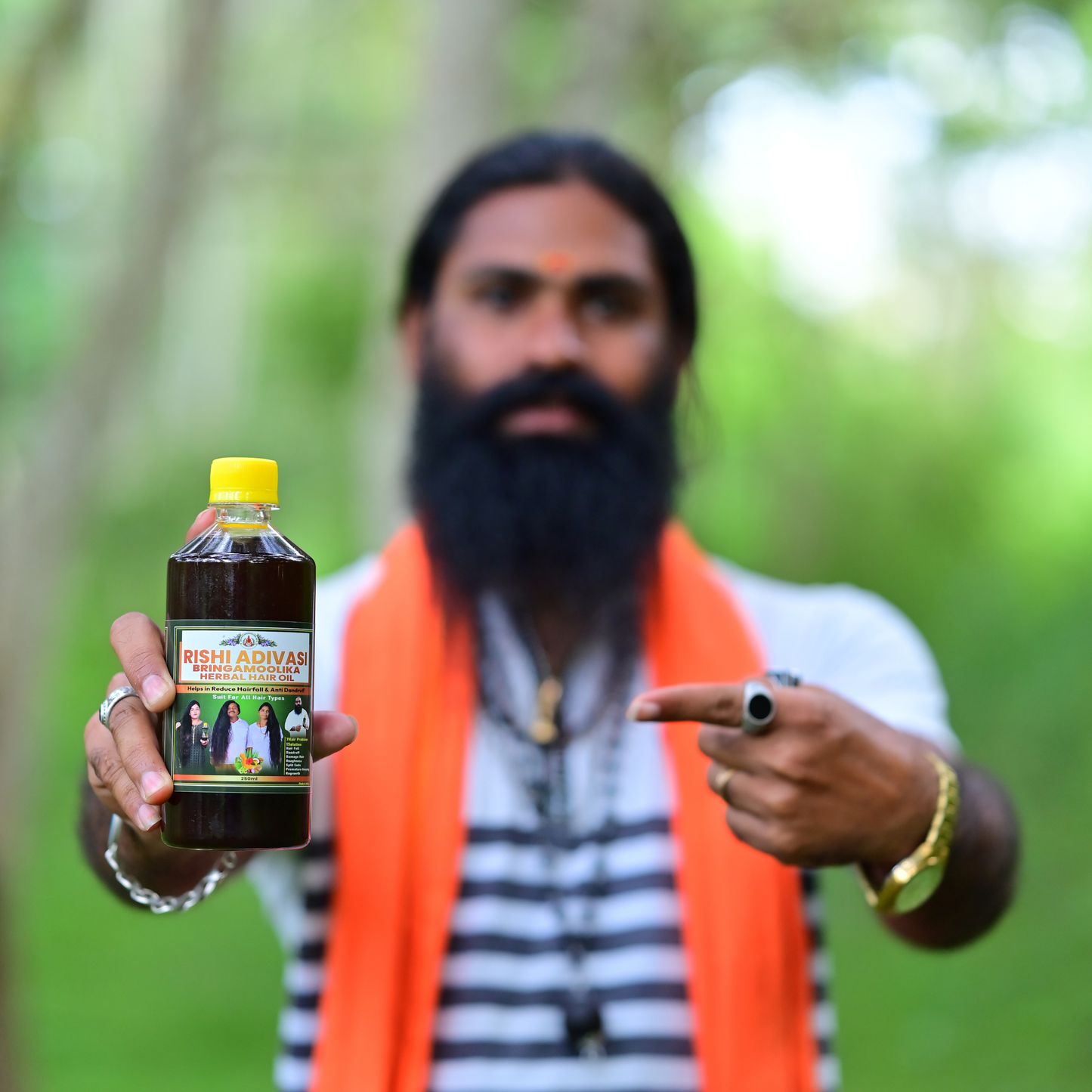 Rishi Adivasi Bringamoolika Herbal Hair Oil @